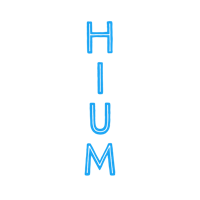 a neon sign with the word humm on it