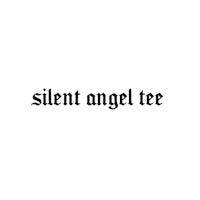 silent angel tee on a white background
