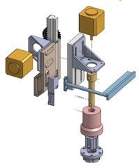 a 3d model of a hydraulic valve