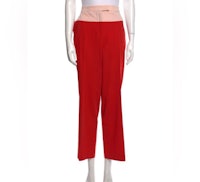 a mannequin mannequin wearing red and pink pants