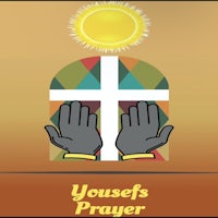 a poster with the words yosef's prayer