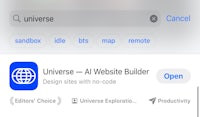 universe all website builder