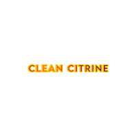 clean citrine logo on a black background