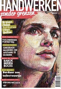 the cover of handwerken magazine with an image of a woman