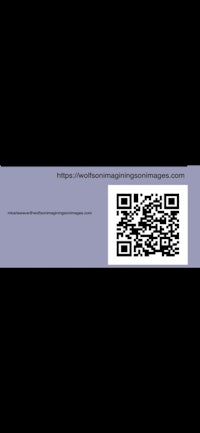 a qr code on a black background
