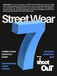 a poster for street wear 7