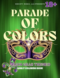 parade of colors mardi gras themed coloring book