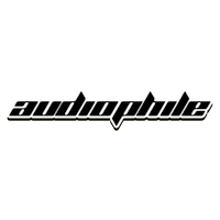 audiophile logo on a black background