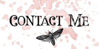 a moth on a pink background with the words contact me