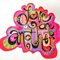 a colorful drawing with the words do one another