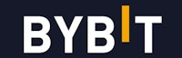 bybit logo on a dark background