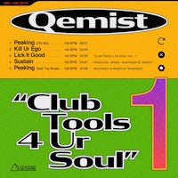 a poster for a club called qemist club tools 4 ur soul