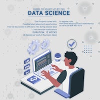a poster for a data science course