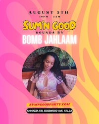 a flyer for the summer good sounds bomb jarlam
