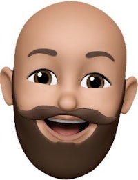 an emoji face with a beard and a beard