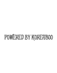 a white background with the words powered by koreaboo