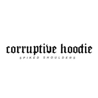 the logo for corrupt hoodie sprained shoulders