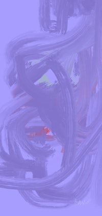 an abstract painting of a purple background