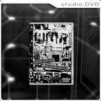 the cover of a dvd with a black and white image