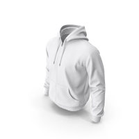 a white hoodie on a black background