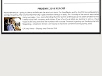 the phoenix eagles 2019 report