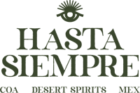 the logo for hasta simpere coca desert spirits mexico