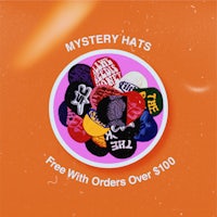 mystery hats free with orders over $ 100