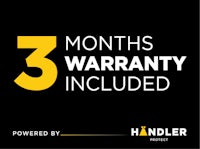 3 months warrant included with a yellow background