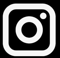 the instagram logo on a black background