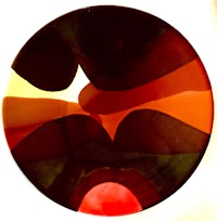 a red, orange, and yellow circle
