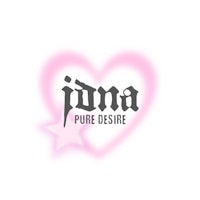 a pink heart with the words jona pure desire