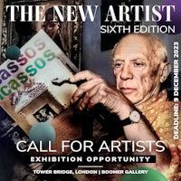 a poster for the new artist exhibition opportunity