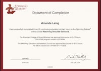 amanda laing certificate of completion