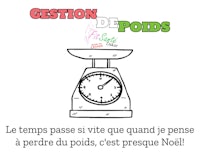 a picture of a scale with the words geston de poids