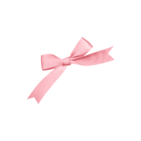 a pink bow on a black background