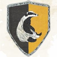 harry potter badger crest