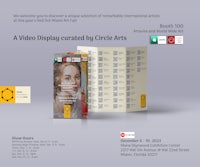 video display carried by circle arts