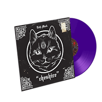 a purple lp with an image of a cat on it