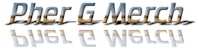 the logo for pierce g merch