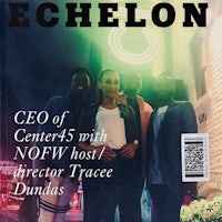 the cover of echelon magazine