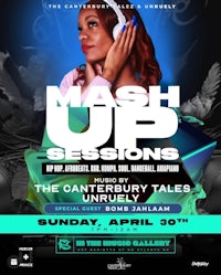 a flyer for mash up sessions