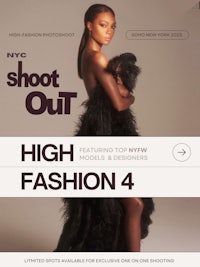 the cover of shoot out high fashion 4