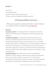 an example of an ap responsibility statement
