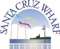 the logo for santa cruz wharf