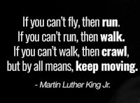 martin luther king quote if you can't fly then run if you can't then walk if