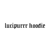 the logo for lucipure hoodie