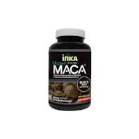 a bottle of inka maca on a white background