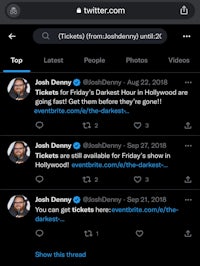 johhny devry's tweets on twitter