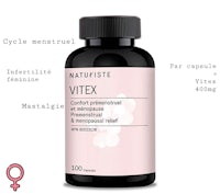 a bottle of vitex with the ingredients listed on it