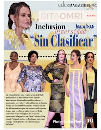 the cover of a magazine with the words inclusion and sin classificar